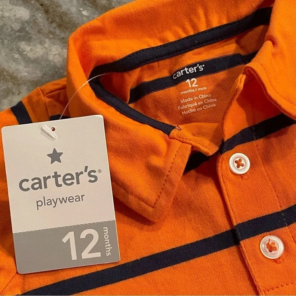 NWT Carter's 2-piece bundle Romper set baby boy size